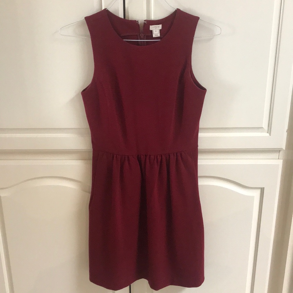 J. CREW maroon dress